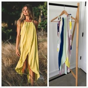 Indah Karma Dress-Tropical Stripe